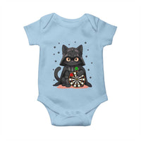 Dark Lord Cat Dartist Gift Baby Onesie Funny Sci Fi Dart Thrower Gift - Wonder Print Shop
