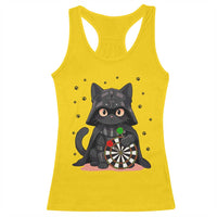 Dark Lord Cat Dartist Gift Racerback Tank Top Funny Sci Fi Dart Thrower Gift - Wonder Print Shop
