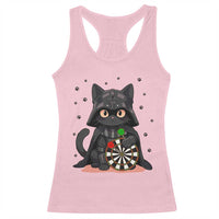 Dark Lord Cat Dartist Gift Racerback Tank Top Funny Sci Fi Dart Thrower Gift - Wonder Print Shop