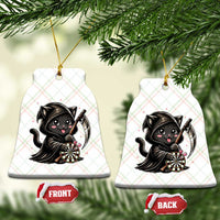 Dark Reaper Cat Throwing Darts Ceramic Ornament Funny Pub Game Gift - Wonder Print Shop