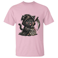 Dark Reaper Cat Throwing Darts T Shirt Funny Pub Game Gift - Wonder Print Shop