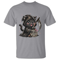 Dark Reaper Cat Throwing Darts T Shirt Funny Pub Game Gift - Wonder Print Shop