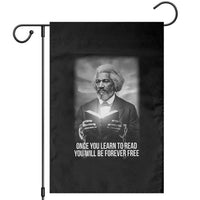 Frederick Douglass Garden Flag Once You Learn To Read You Will Be Forever Free - Wonder Print Shop