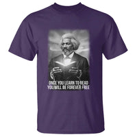 Frederick Douglass T Shirt Once You Learn To Read You Will Be Forever Free - Wonder Print Shop