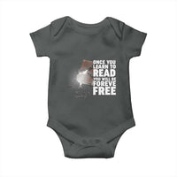 Frederick Douglass Freedom Quote Baby Onesie Once You Learn To Read - Wonder Print Shop