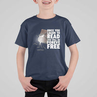 Frederick Douglass Freedom Quote T Shirt For Kid Once You Learn To Read - Wonder Print Shop