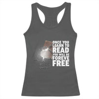 Frederick Douglass Freedom Quote Racerback Tank Top Once You Learn To Read - Wonder Print Shop