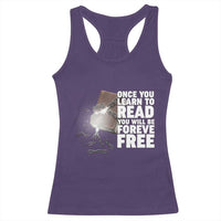Frederick Douglass Freedom Quote Racerback Tank Top Once You Learn To Read - Wonder Print Shop