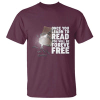 Frederick Douglass Freedom Quote T Shirt Once You Learn To Read - Wonder Print Shop