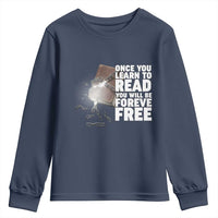 Frederick Douglass Freedom Quote Youth Sweatshirt Once You Learn To Read - Wonder Print Shop