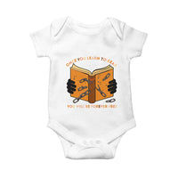 Breaking Every Chain Education Baby Onesie Frederick Douglass Quote - Wonder Print Shop
