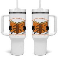 Breaking Every Chain Education Tumbler With Handle Frederick Douglass Quote - Wonder Print Shop