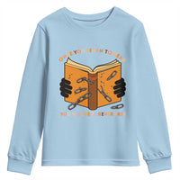 Breaking Every Chain Education Youth Sweatshirt Frederick Douglass Quote - Wonder Print Shop