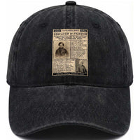 Education Is Freedom Newspaper Washed Cotton Baseball Cap Frederick Douglass Black History Month Gift