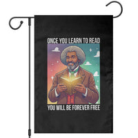Frederick Douglass Reading And Freedom Garden Flag African American Heritage - Wonder Print Shop
