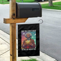 Frederick Douglass Reading And Freedom Garden Flag African American Heritage - Wonder Print Shop