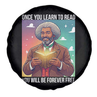 Frederick Douglass Reading And Freedom Spare Tire Cover African American Heritage - Wonder Print Shop