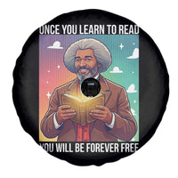 Frederick Douglass Reading And Freedom Spare Tire Cover African American Heritage - Wonder Print Shop