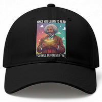Frederick Douglass Reading And Freedom Baseball Cap African American Heritage