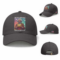 Frederick Douglass Reading And Freedom Baseball Cap African American Heritage