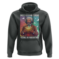 Frederick Douglass Reading And Freedom Hoodie African American Heritage - Wonder Print Shop