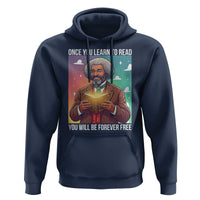 Frederick Douglass Reading And Freedom Hoodie African American Heritage - Wonder Print Shop