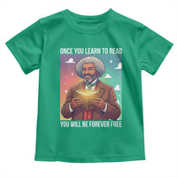 Frederick Douglass Reading And Freedom Toddler T Shirt African American Heritage - Wonder Print Shop