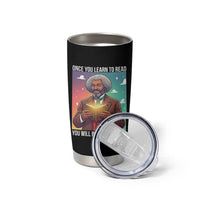 Frederick Douglass Reading And Freedom Tumbler Cup African American Heritage - Wonder Print Shop