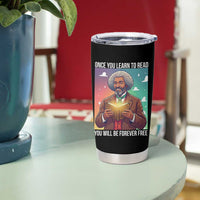 Frederick Douglass Reading And Freedom Tumbler Cup African American Heritage - Wonder Print Shop