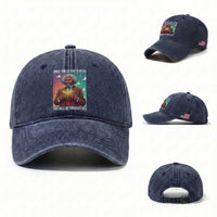 Frederick Douglass Reading And Freedom Washed Cotton Baseball Cap African American Heritage