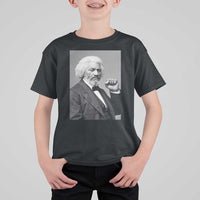 Strong Black History Leader T Shirt For Kid Frederick Douglass Empowerment - Wonder Print Shop