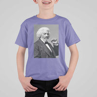 Strong Black History Leader T Shirt For Kid Frederick Douglass Empowerment - Wonder Print Shop