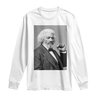 Strong Black History Leader Long Sleeve Shirt Frederick Douglass Empowerment - Wonder Print Shop