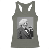 Strong Black History Leader Racerback Tank Top Frederick Douglass Empowerment - Wonder Print Shop