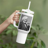 Strong Black History Leader Tumbler With Handle Frederick Douglass Empowerment - Wonder Print Shop