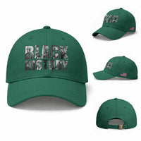 African American Leaders Baseball Cap Black History Month Legends