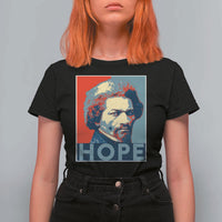Frederick Douglass Hope Poster T Shirt For Women African American Heritage - Wonder Print Shop