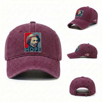 Frederick Douglass Hope Poster Washed Cotton Baseball Cap African American Heritage