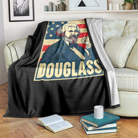 Frederick Douglass American Hero Throw Blanket Black History Month Gift - Wonder Print Shop