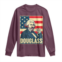 Frederick Douglass American Hero Long Sleeve Shirt Black History Month Gift - Wonder Print Shop