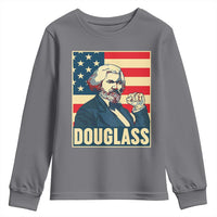 Frederick Douglass American Hero Youth Sweatshirt Black History Month Gift - Wonder Print Shop