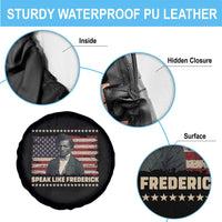 Speak Like Frederick Spare Tire Cover Black History Month Gift - Wonder Print Shop