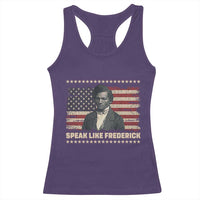 Speak Like Frederick Racerback Tank Top Black History Month Gift - Wonder Print Shop