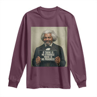 Frederick Douglass Quote Long Sleeve Shirt If There Is No Struggle There Is No Progress - Wonder Print Shop