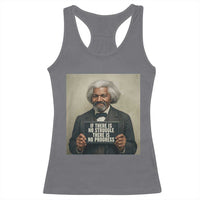 Frederick Douglass Quote Racerback Tank Top If There Is No Struggle There Is No Progress - Wonder Print Shop