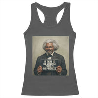 Frederick Douglass Quote Racerback Tank Top If There Is No Struggle There Is No Progress - Wonder Print Shop