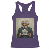 Frederick Douglass Quote Racerback Tank Top If There Is No Struggle There Is No Progress - Wonder Print Shop