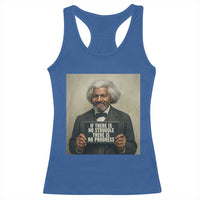 Frederick Douglass Quote Racerback Tank Top If There Is No Struggle There Is No Progress - Wonder Print Shop
