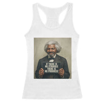 Frederick Douglass Quote Racerback Tank Top If There Is No Struggle There Is No Progress - Wonder Print Shop