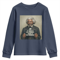 Frederick Douglass Quote Youth Sweatshirt If There Is No Struggle There Is No Progress - Wonder Print Shop